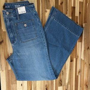 J. Crew Women's Classic Blue Trouser Jeans